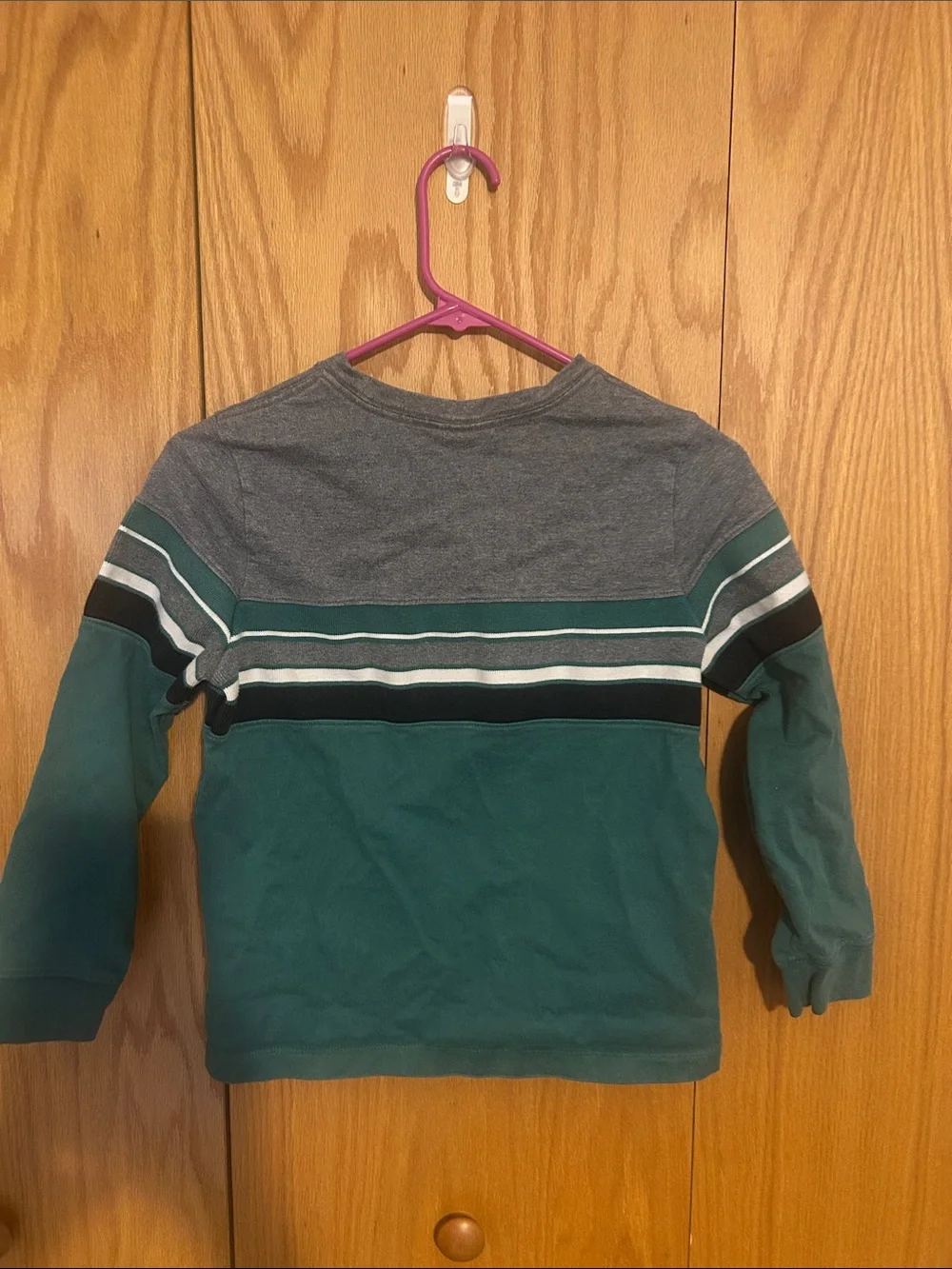 Hanna Andersson Green boys Crewneck sweatshirt size 8